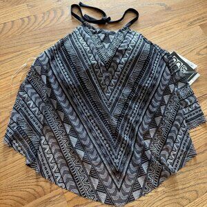 COCO REEF WOMENS BLACK TANKINI SWIM SUIT TOP NEW 36D